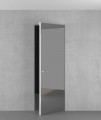 Скрытая дверь "1M INVISIBLE", с AL-кромкой c 4-х сторон, зеркало снаружи